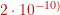 2 \cdot 10^{-10)